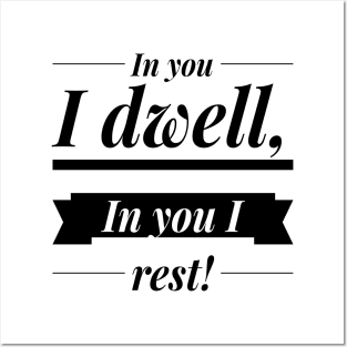 In you I dwell OM Yoga T-Shirt Posters and Art